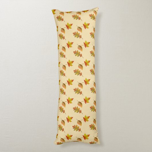 心地よい秋のメープル葉ズのオ葉ーク ボディピロー (裏面 (縦))