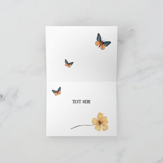 心地よい蝶 カード (内部)