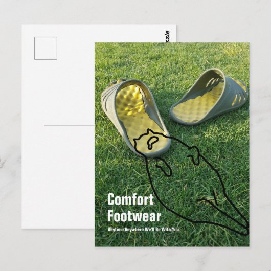 心地よい靴 ポストカード (正面/裏面)