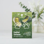 心地よい靴 ポストカード (スタンド正面)