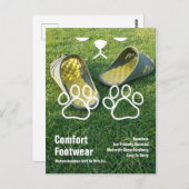 心地よい靴 ポストカード (正面/裏面)