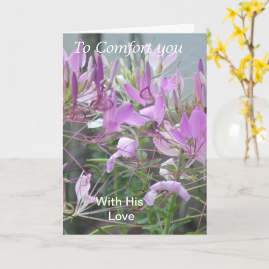 心地よい カード (黄色い花)