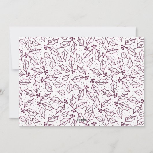 心地よい&ジョイタイポグラフィパープルの良い記事 シーズンカード (裏面)