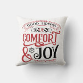 心地よい&ジョイフェスティバルホリデーホームデコール クッション (裏面)