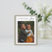 心地よい+ジョイホリデーフォトカード シーズンカード (スタンド正面)