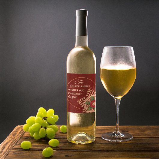 心地よい&ジョイホリースターパーソナライズされた ワインラベル