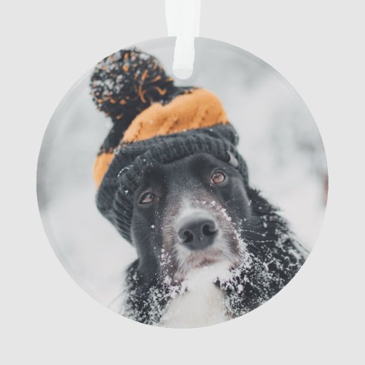 心地よい&ジョイモダンダスティブルーミニマルクリスマス オーナメント (裏面)