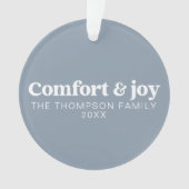 心地よい&ジョイモダンダスティブルーミニマルクリスマス オーナメント (正面)