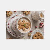 心地よい&ジョイ フリースブランケット (正面(横))