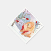 心地よい&ジョイ – ラフ・チャウ紙ナプキン スタンダードカクテルナプキン (角)