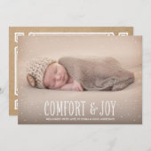 心地よい&ジョイ | 祝日の発表 シーズンカード (正面/裏面)