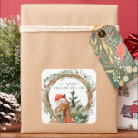心地よい&ジョイ | Horse Christmas Holiday Giftラベル スクエアシール<br><div class="desc">これらのデザインはフェスティバル郷愁を呼び出す魅力でいっぱいだ。これらは幸せ…あなたの休日の贈り物のすべての素晴らしく見える陽気でカラフルのラベル。フェスティバル救済イラストレーションで気分を明るくするエレガントtouch。自家製ホットチョコ素晴らしコレートミックスのメイスンの瓶を結び付け焼いた、特別なグッズに取り付ける…あなたのギフトのすべてにそれらを使用したいと思う。デザインの右側カスタムにある[このデザインテンプレートを編集する]ボックスまたは青い[文字を編集すクリックる]ボタンを使用しての配置を行うと、フォントと色を変更しカスタマイズて、このデザインに追加の情報や画像を追加します。調整もし品(サンキューカード等)が必要な場合は連絡ご注文をカスタムお願い。****注文カスタムの場合は、カートにこの商品を置かないこと。代わりに、電子メールでリクエストをlauralise@iyhtvdesigns.comに送る商品へのリンクが利用可能になった時点で電子メールで送信される。そのリンクを使用して注文を行うことができる。48時間まで許可して。</div>