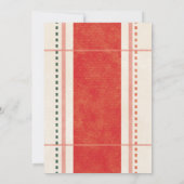 心地よい&ジョークリスマスクロスフォトカード 招待状 (裏面)