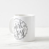 心地よい&ジョークリスマスマグ コーヒーマグカップ (正面左)