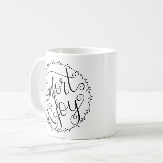 心地よい&ジョークリスマスマグ コーヒーマグカップ (正面左)