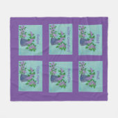 心地よい&ヒーリングフリースブランケット フリースブランケット (正面(横))