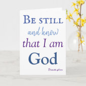 心地よい·ベ·スティル·アンド·ノウ カード (黄色い花)