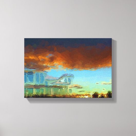 心地よい_引き伸ばしキャンバス印刷 キャンバスプリント (正面)