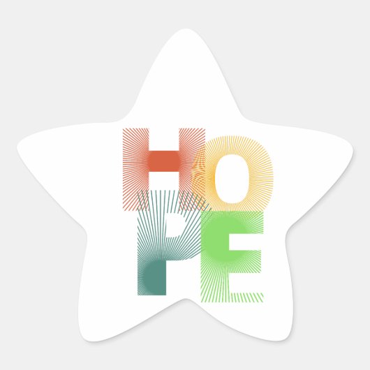 心地よい 星シール (正面)