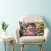 心地よく魅了された妖精 ランバークッション (椅子)