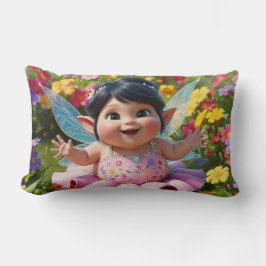 心地よく魅了された妖精 ランバークッション