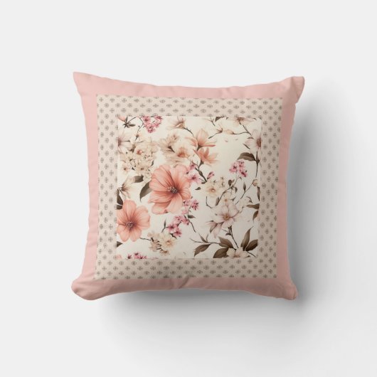 心地良いソフトアプリコット クッション (正面)