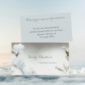 心地良いベビーブルウォーターフローラ名刺 名刺