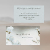 心地良いベビーブルウォーターフローラ名刺 名刺