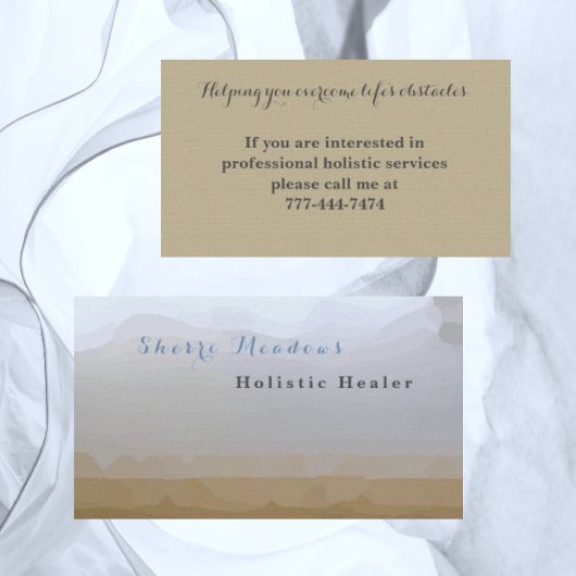 心地良い水彩名刺 名刺