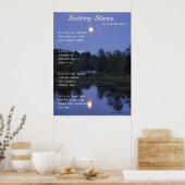 心地良い静寂の詩のポスター ポスター (キッチン)