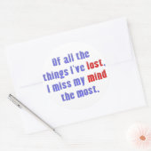 心失った ラウンドシール (封筒)