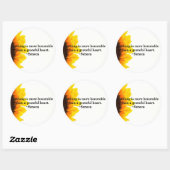 心底感謝してい ラウンドシール (シート)