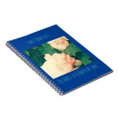 心強いフローラテーマスパイラル ノートブック (右側)