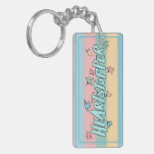 心当パーソナライズされたたりカラフル キーホルダー (正面左)