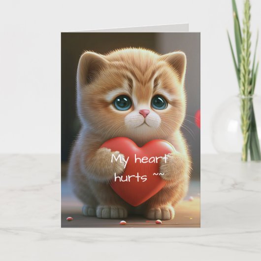 心恋しく思痛のYOUカード サンキューカード (正面)