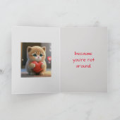 心恋しく思痛のYOUカード サンキューカード (内部)