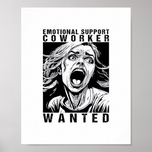 心情救済的な同僚が求めおもしろいる会社 ポスター (正面)