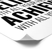 心想像を込めて |やる気を起こさせる引用文 ポスター (角)