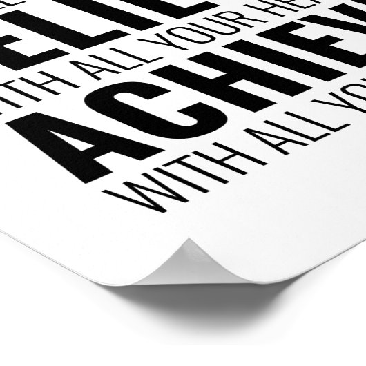 心想像を込めて |やる気を起こさせる引用文 ポスター (角)