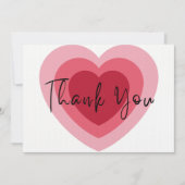 心感謝してい底的な愛 サンキューカード (正面)