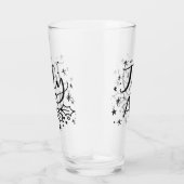 心房細動すてき量 |おもしろいのクリスマスの飲み物 タンブラーグラス (右)