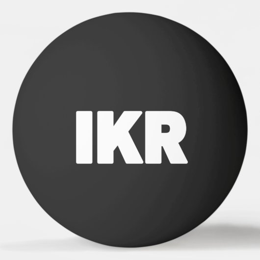 心房細動 |文字スラングピンポンボール 卓球ボール (正面)