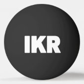 心房細動 |文字スラングピンポンボール 卓球ボール (裏面)