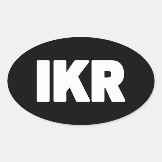 心房細動 |文字スラング楕円ステッカー 楕円形シール (正面)