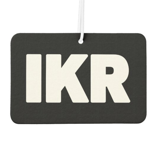 心房細動 |文字スラング空気清浄機 カーエアーフレッシュナー (裏面)