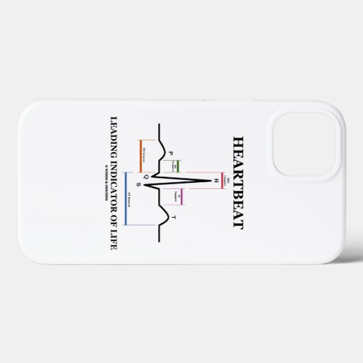 心拍の主要な指標の生命ECG/EKGユーモア Case-Mate iPhoneケース (裏面 (横))