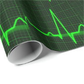 心拍の脈拍の跡 ラッピングペーパー (ロールコーナー)