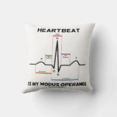 心拍は心肺動静脈の心電図である クッション (裏面)