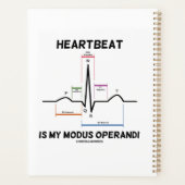 心拍は心肺動静脈の心電図である プランナー手帳 (裏面)