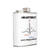 心拍は私のやり方の湾曲のリズムです フラスク (右)